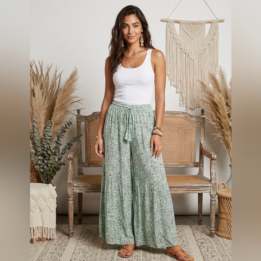 Boho Tassel Pants - Picture 2 of 6